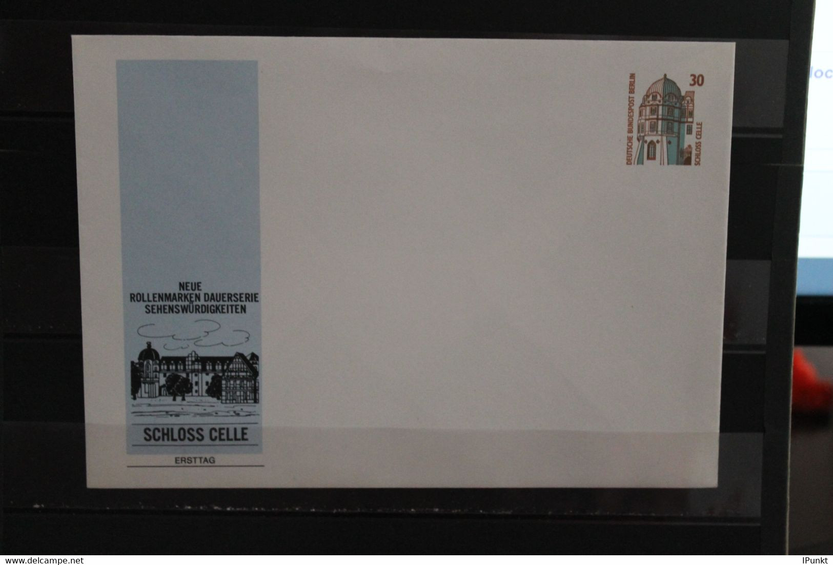 Berlin 1987, Ganzsache: Sehenswürdigkeiten; Wertstempel 30 Pf. Schloß Celle, Ungebraucht - Privé Briefomslagen - Ongebruikt