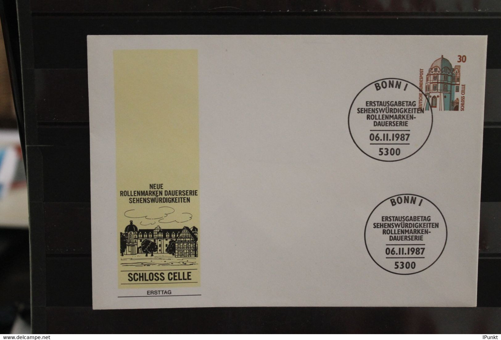 Deutschland 1987, Ganzsache: Sehenswürdigkeiten; Wertstempel 30 Pf. Schloß Celle, ESST - Private Covers - Used