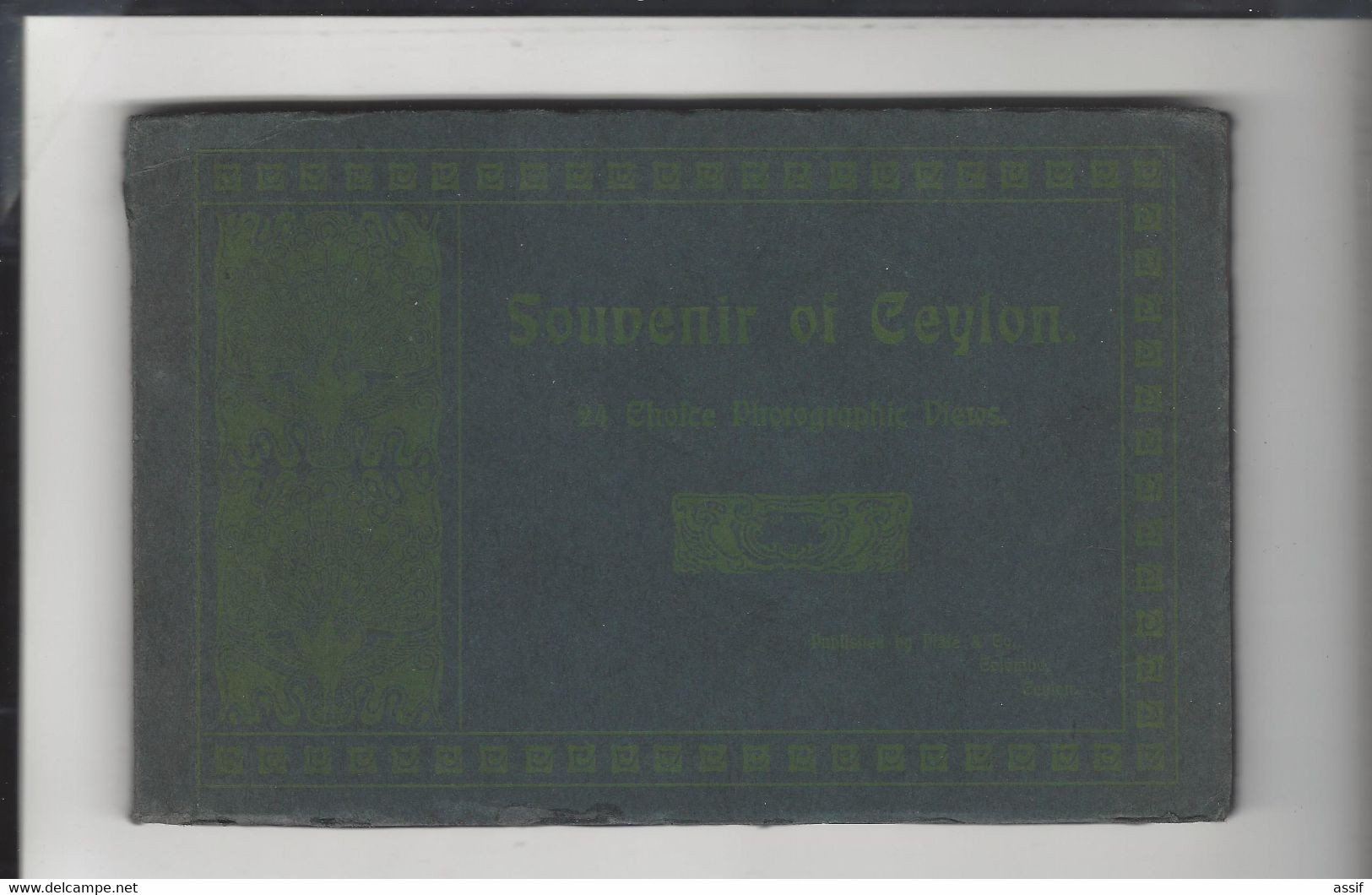 Ceylon Ceylan Sri Lanka Souvenir 24 Choice Photographic Views  11,4 X 17 Cm , Sans Date ( Vues 8,7 X 13,8 ) - Lieux