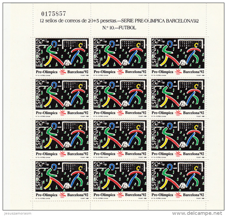 España Nº 3025 Al 3027 En Minipliegos De 12 Series - Feuilles Complètes