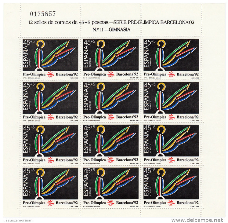 España Nº 3025 Al 3027 En Minipliegos De 12 Series - Fogli Completi