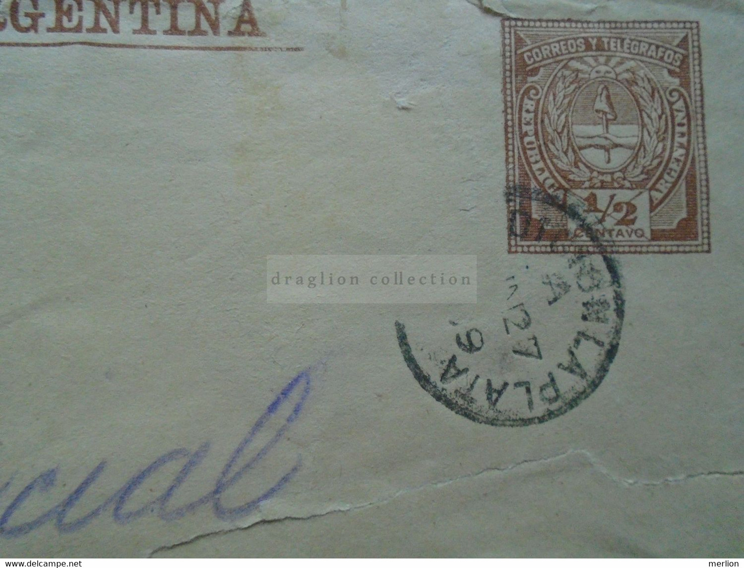 D178985  FAJA POSTAL - Newspaper Wrapper   Argentina  Stationery Ca 1889  - To El Imparcial  Montevideo, Uruguay - Sonstige & Ohne Zuordnung