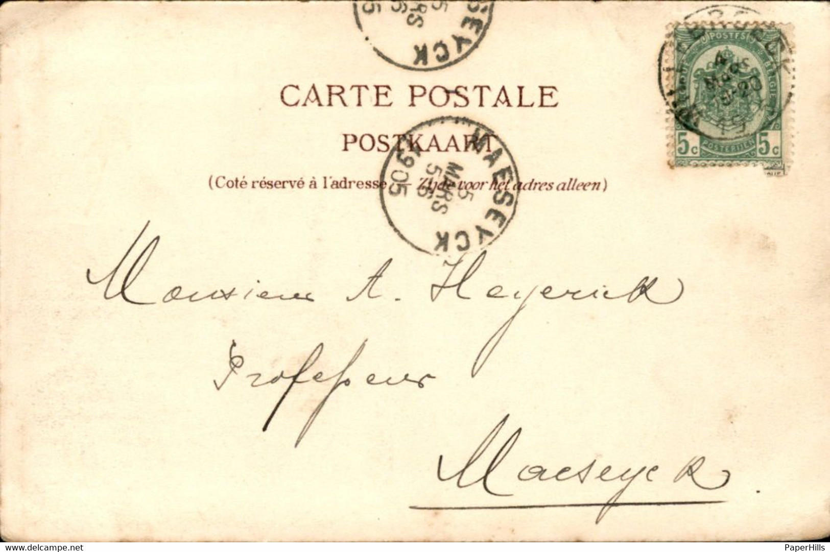 België - Willebroeck - Chateau De Naeyer La Cascade - 1905 - Other & Unclassified