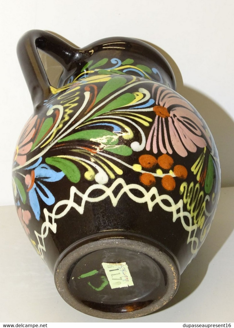 ANCIEN VASE CERAMIQUE GOUDA VINTAGE BELLES COULEURS COLLECTION DECO