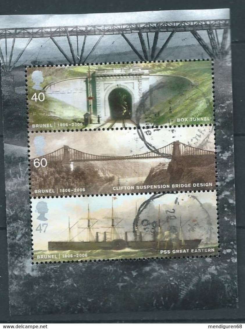 GROSSBRITANNIEN GRANDE BRETAGNE GB 2006 BRUNEI  SET 6V. USED  SG 2609-11 SC 2355-57 MI 2387-89 YT 2733-35 - Used Stamps