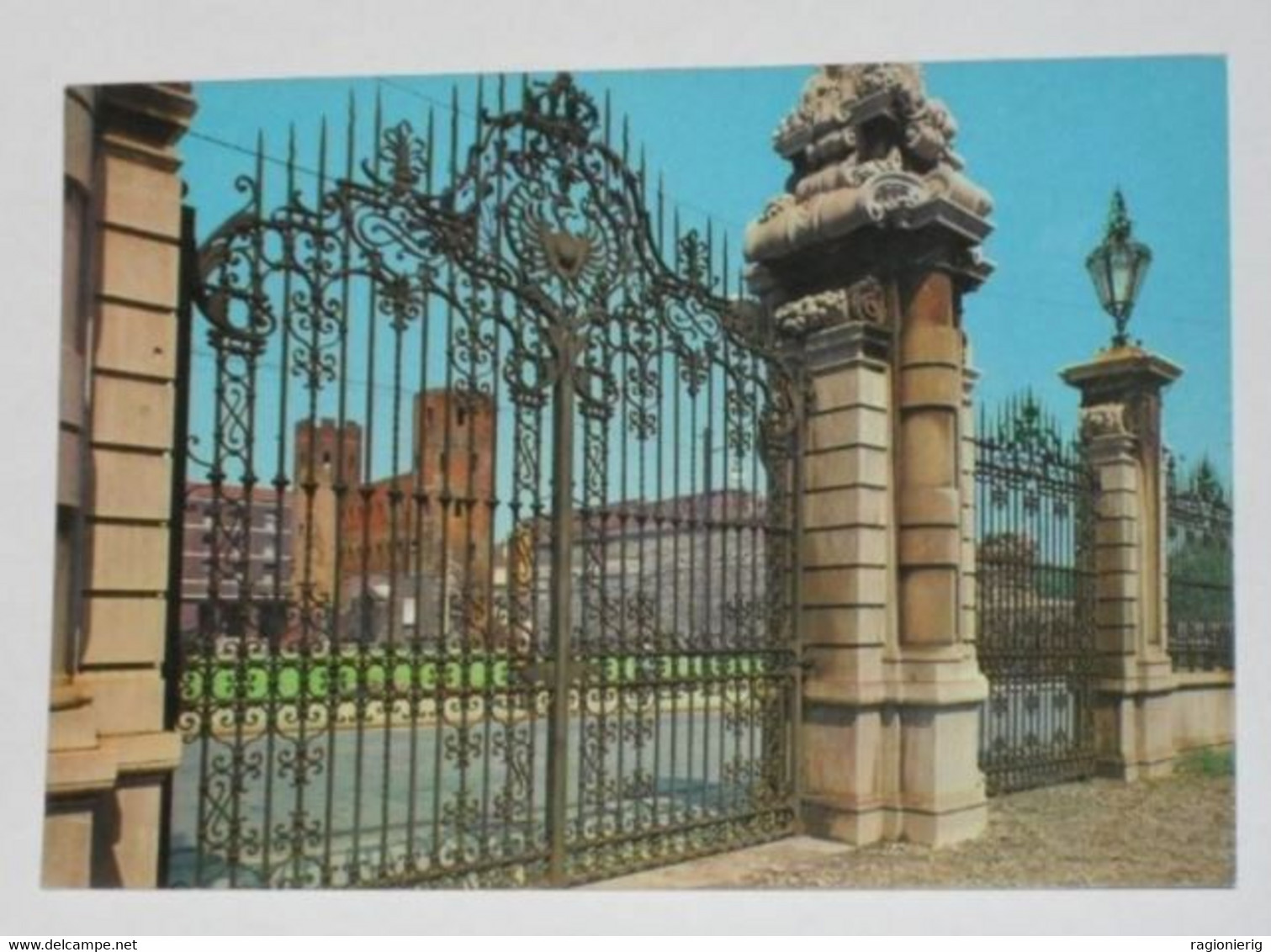 TORINO - Le Torri Palatine Da Un Cancello Del Palazzo Reale - Ferro Battuto / Wrought Iron - Palazzo Reale