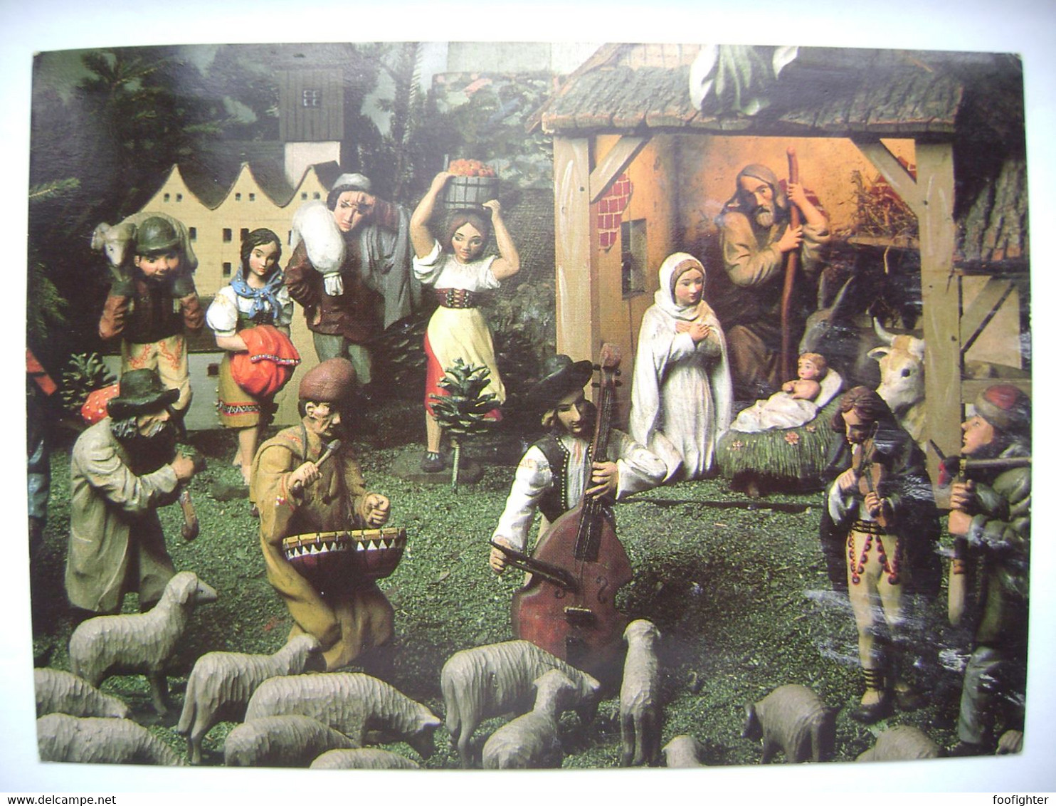 CRIB Nativity Krippe Créche - Praha Stresovice, Bethlehem By Jan Florian Ca 1930s - Posted 1991 - Other & Unclassified