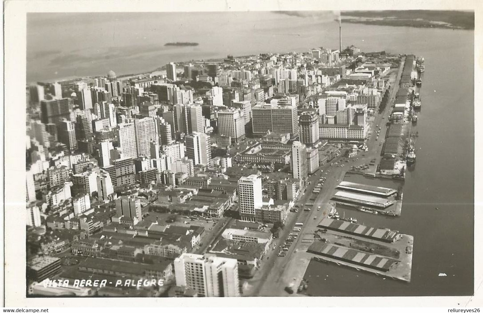 CPSM ,Brésil , N°4069, Vista Aerea ,Porto Alègre, Ed. 1968 - Porto Alegre