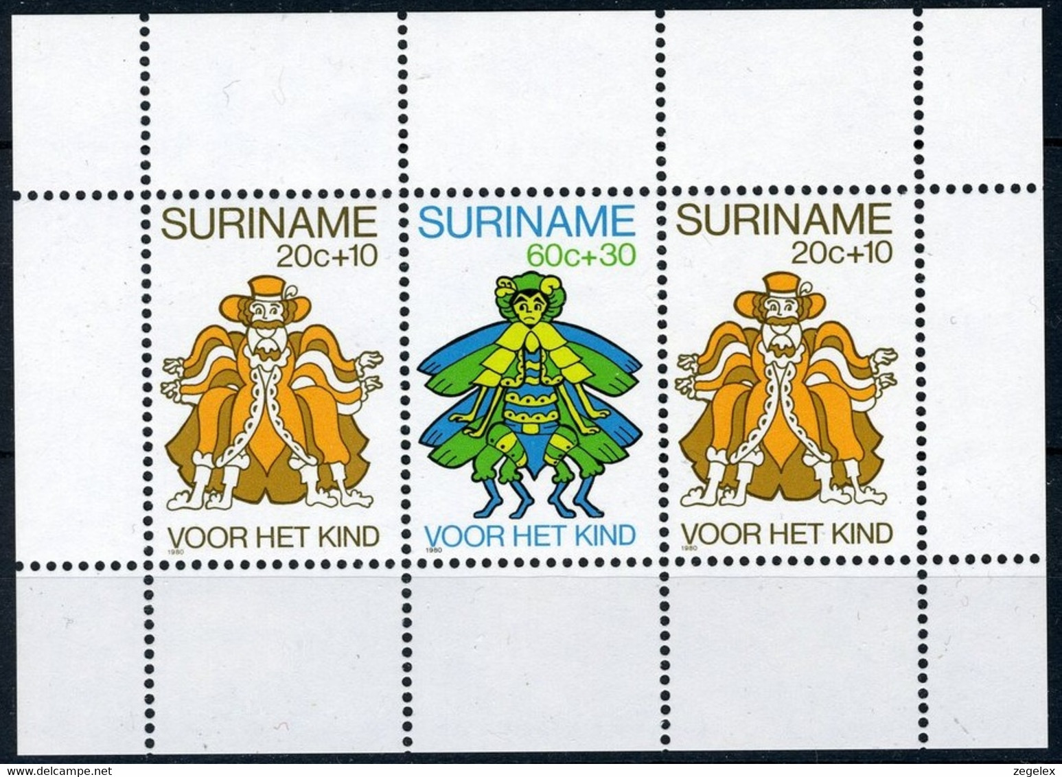 Suriname 1980 Voor Het Kind, Vertellingen, Stories. - Block - MNH/**/Postfris - Suriname