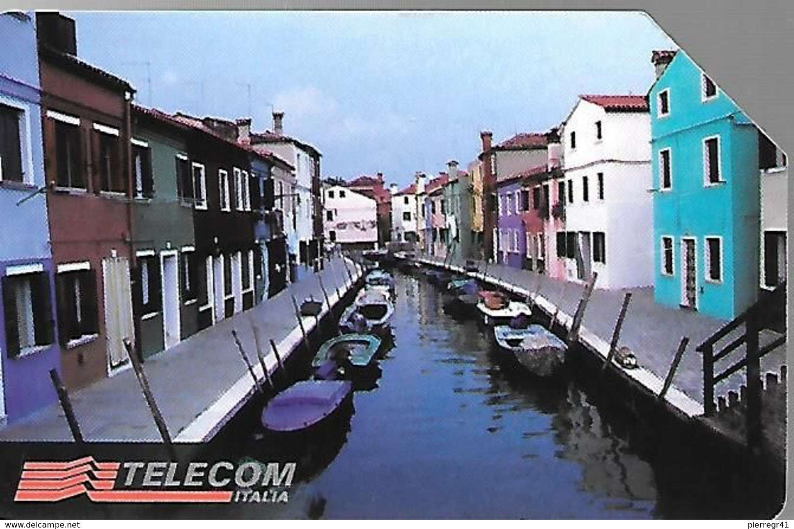CARTE -ITALIE-Serie TURISTICA--Catalogue Golden-10000L/31/12/99-VENISE-ISOLA Di BURANO-Utilisé-TBE-RARE - Public Precursors