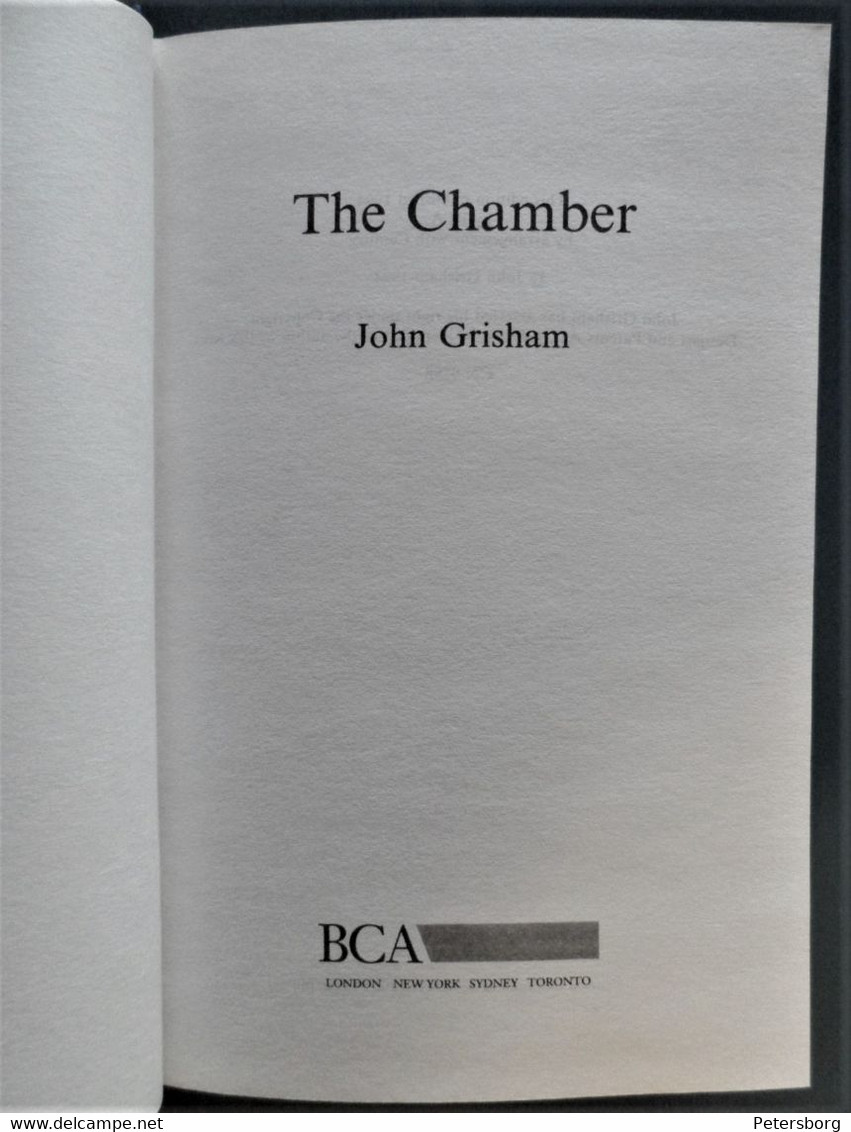 The Chamber By John Grisham. - Thriller