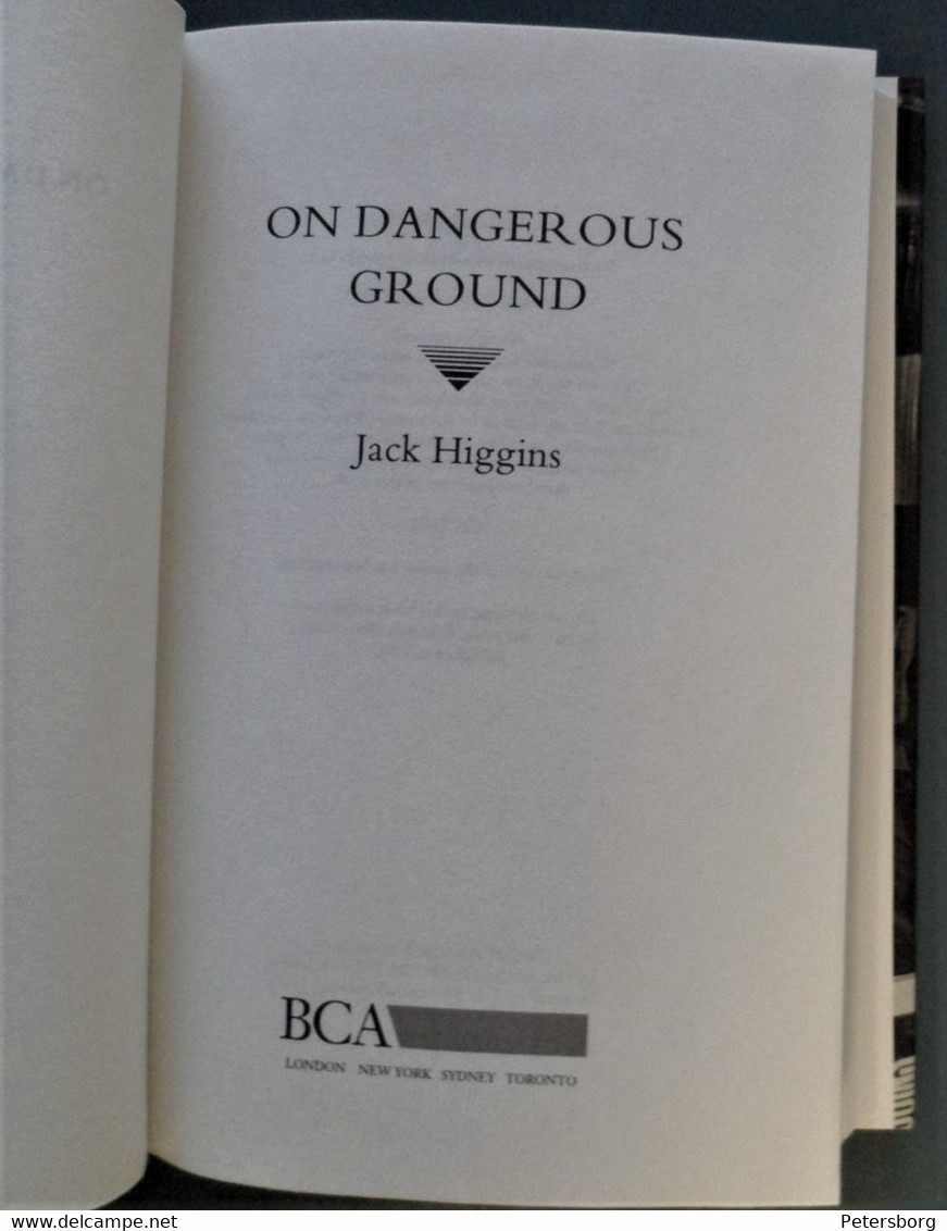 On Dangerous Ground By Jack Higgins. - Thrillers