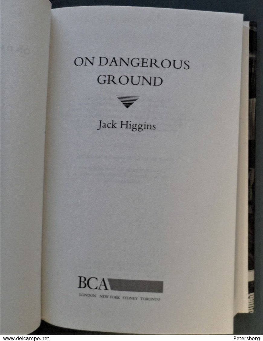 On Dangerous Ground By Jack Higgins. - Suspenso