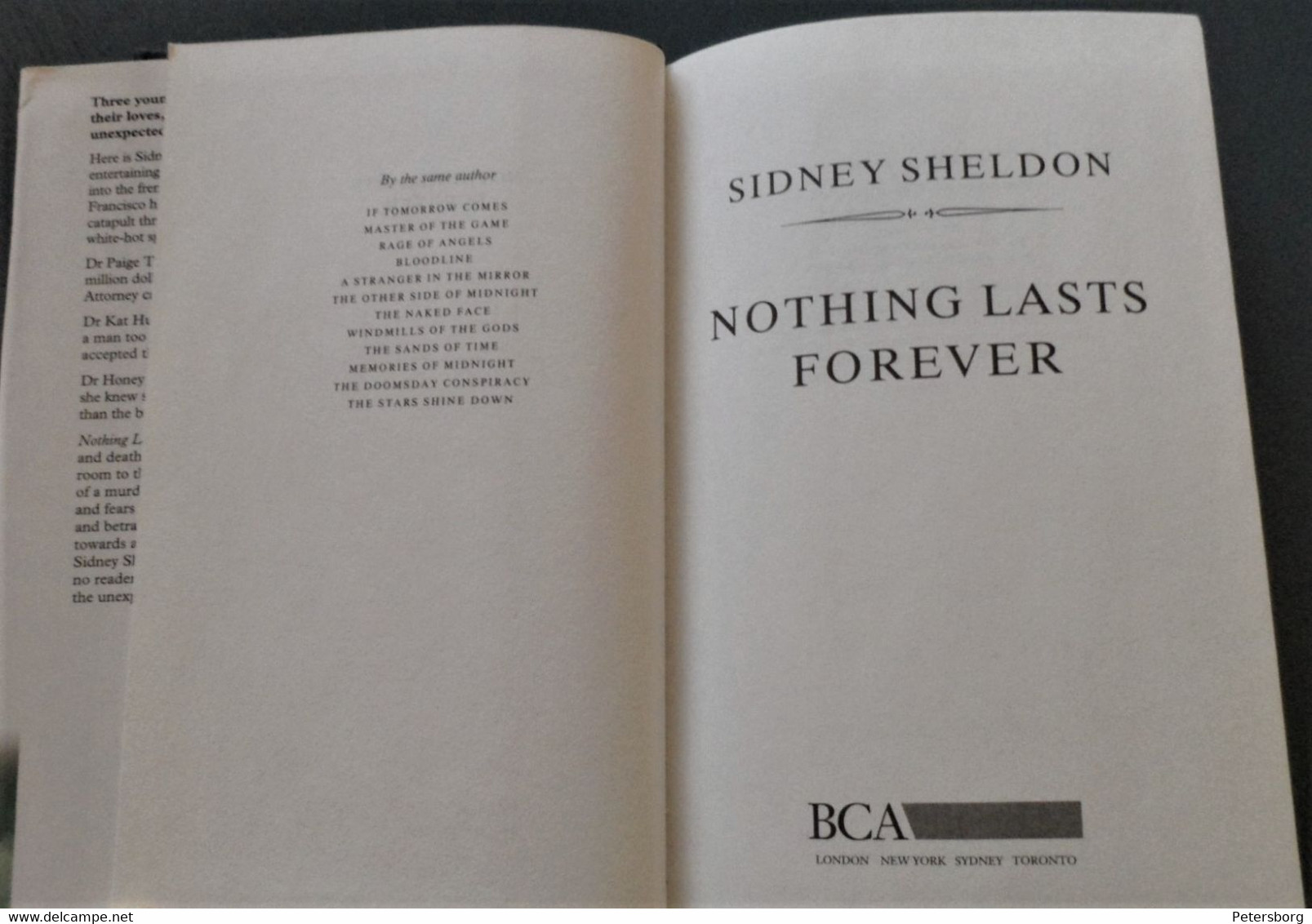 Nothing Lasts Forever By Sidney Sheldon - Thriller