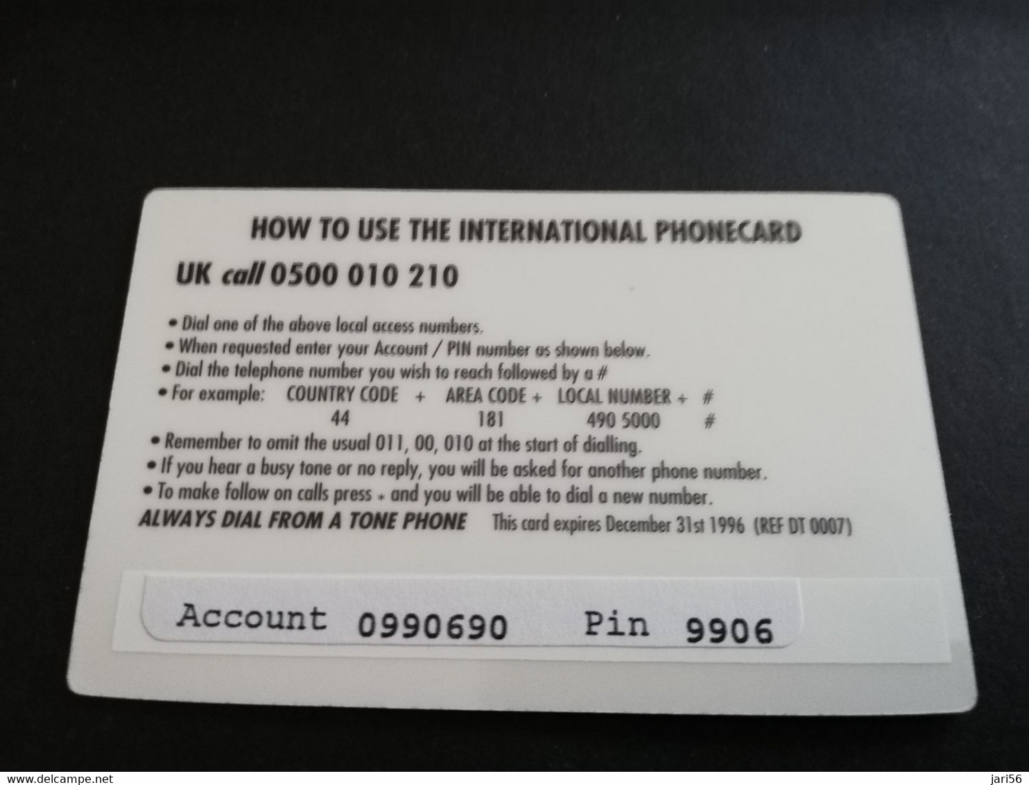 GREAT BRITAIN   2 POUND  AIR PLANES   MIG 29 FULCRUM    PREPAID CARD      **5454** - Verzamelingen