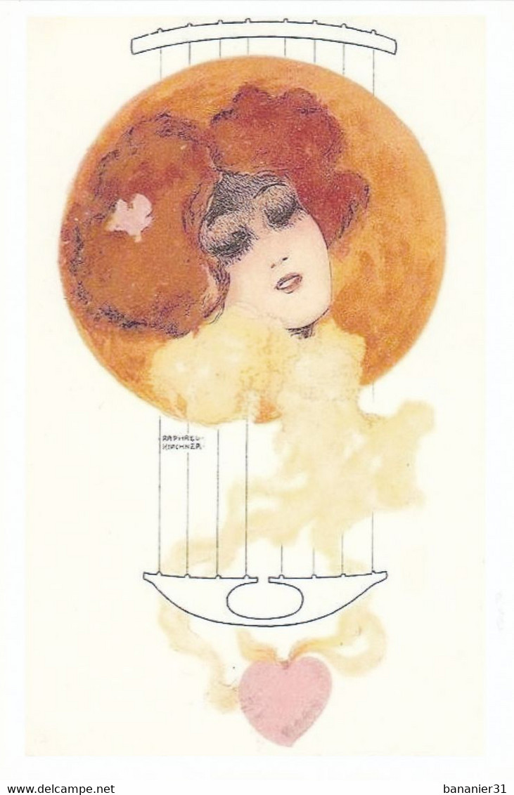 RAPHAEL KIRCHNER - ILLUSTRATEUR ILLUSTRATION FEMME ART NOUVEAU - COPIE Photo De Carte Postale - Duplicata Artisanal - Kirchner, Raphael