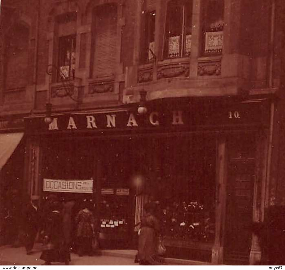 Carte Postale Photo ESCH-SUR-ALZETTE-LUXEMBOURG-Magasin MARNACH 10 Rue De L'Alzette-COMMERCE-RARE- - Esch-sur-Alzette