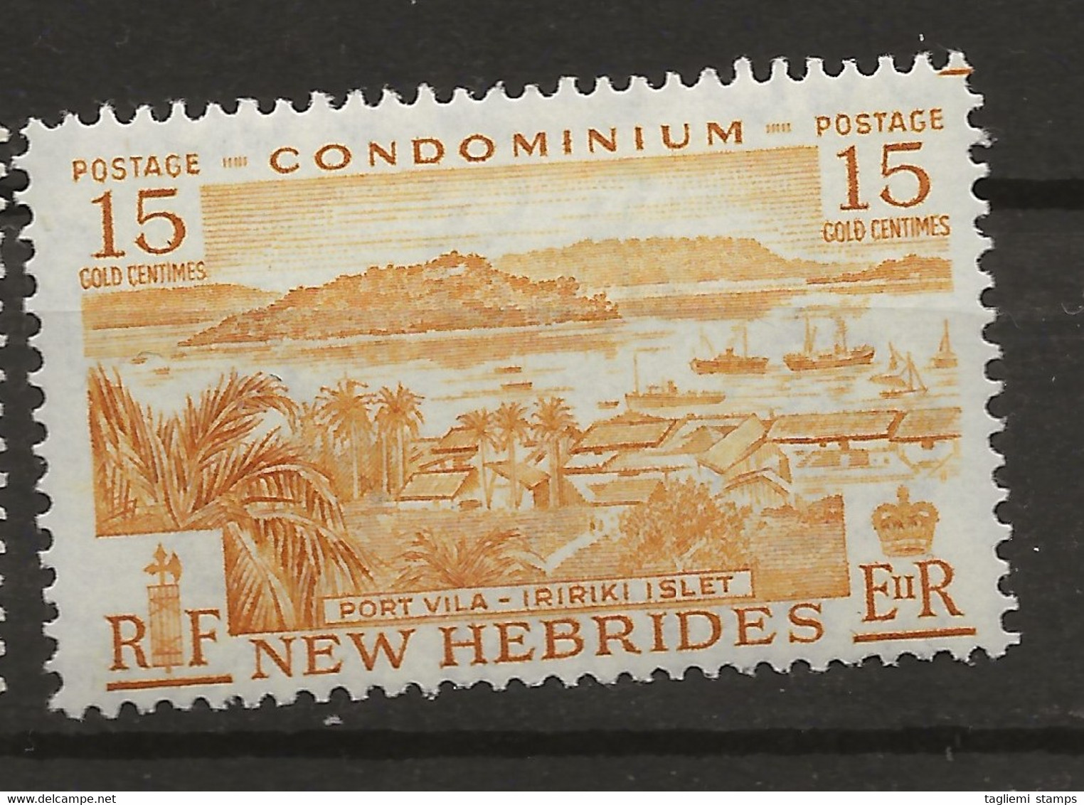 New Hebrides, 1957, SG  86, Mint Hinged - Nuevos