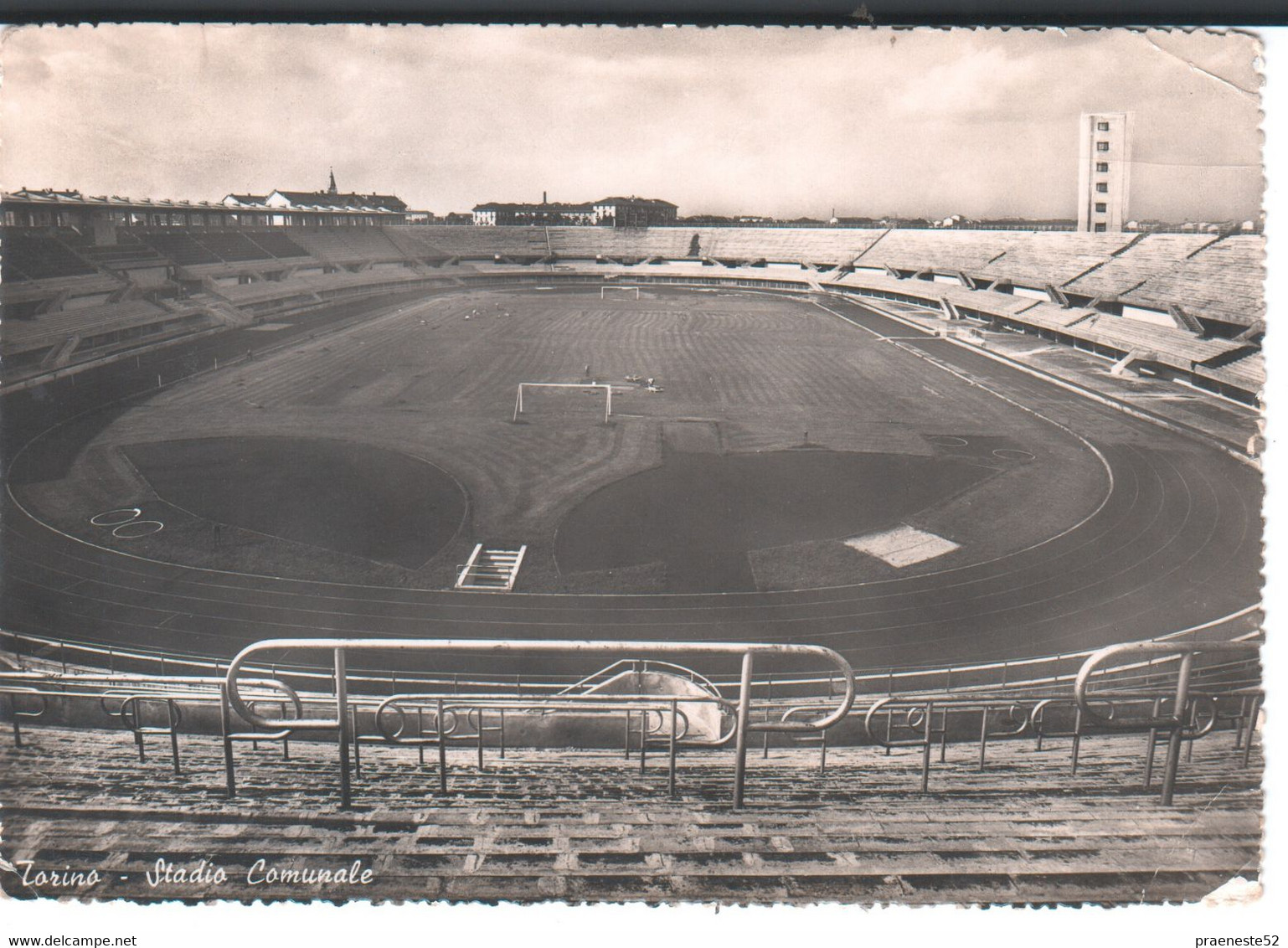 Torino Stadio Comunale Filadelfia--viagg.1954-calcio-footbal-stadium-campo Sportivo - Stadiums & Sporting Infrastructures