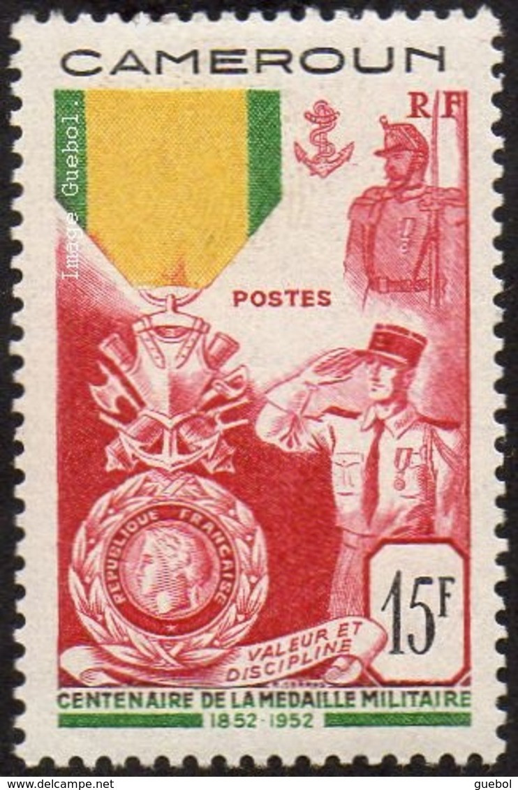 Détail De La Série - Médaille Militaire - Cameroun N° 296 * - 1952 Centenaire De La Médaille Militaire