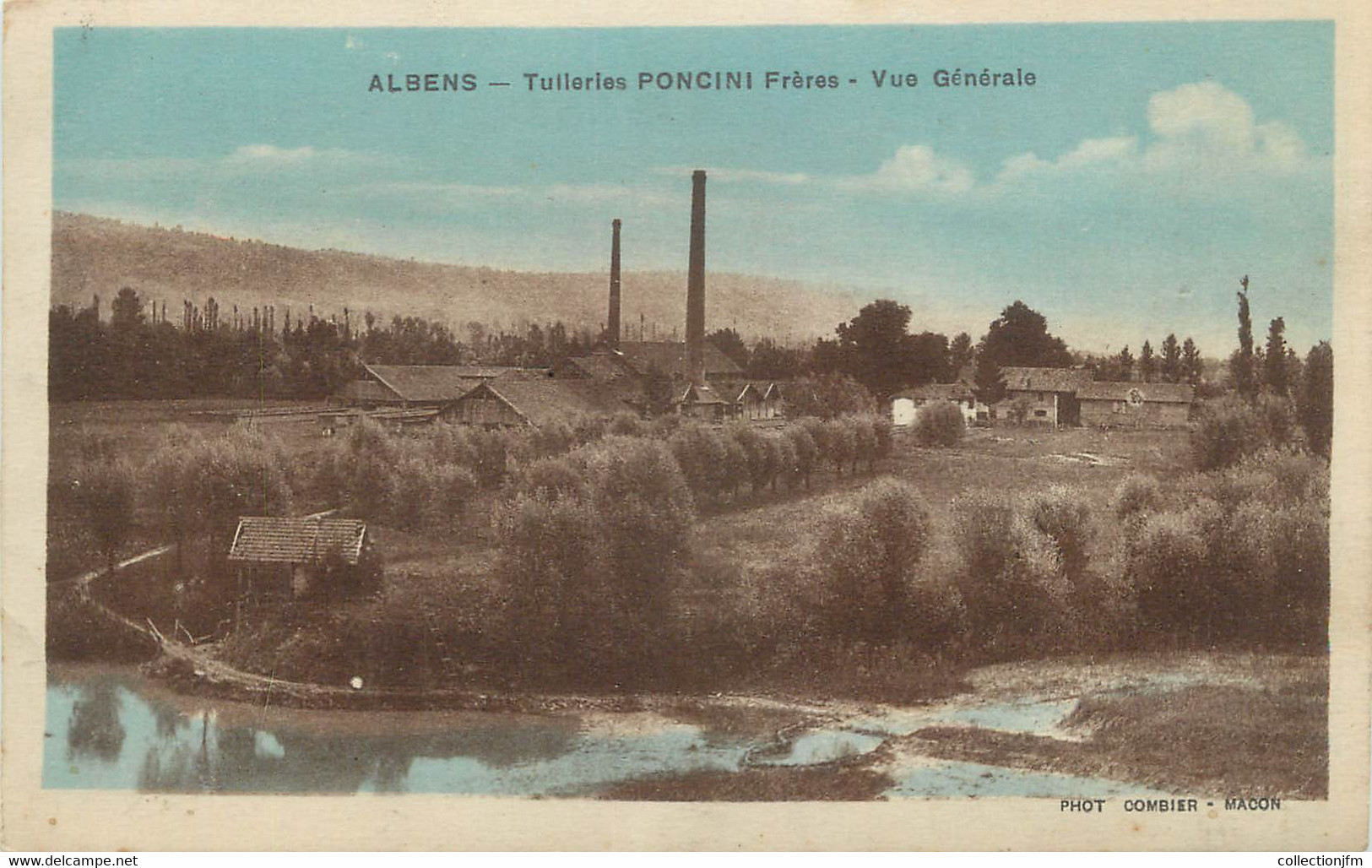 CPA FRANCE 73 " Albens, Tuileries Poncini Frères" - Albens