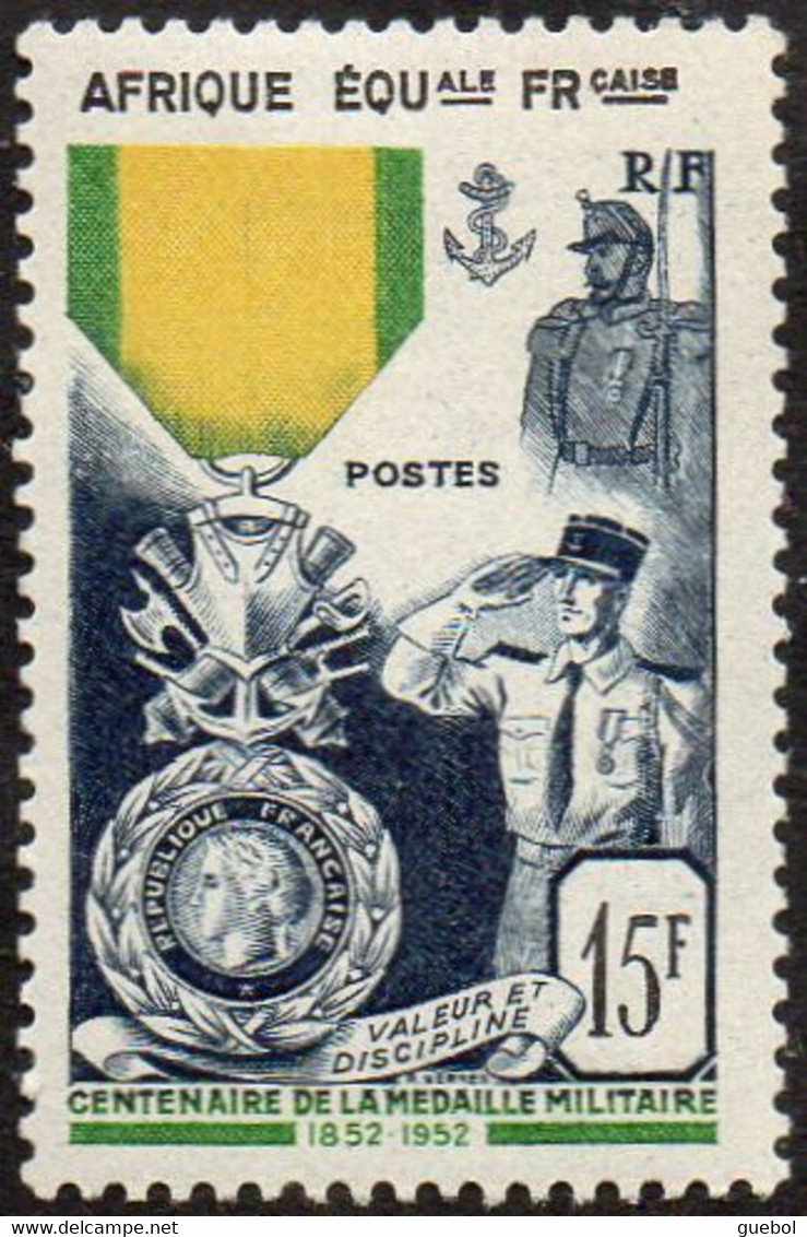 Détail De La Série - Médaille Militaire - A.E.F. N° 229 * - 1952 Centenaire De La Médaille Militaire