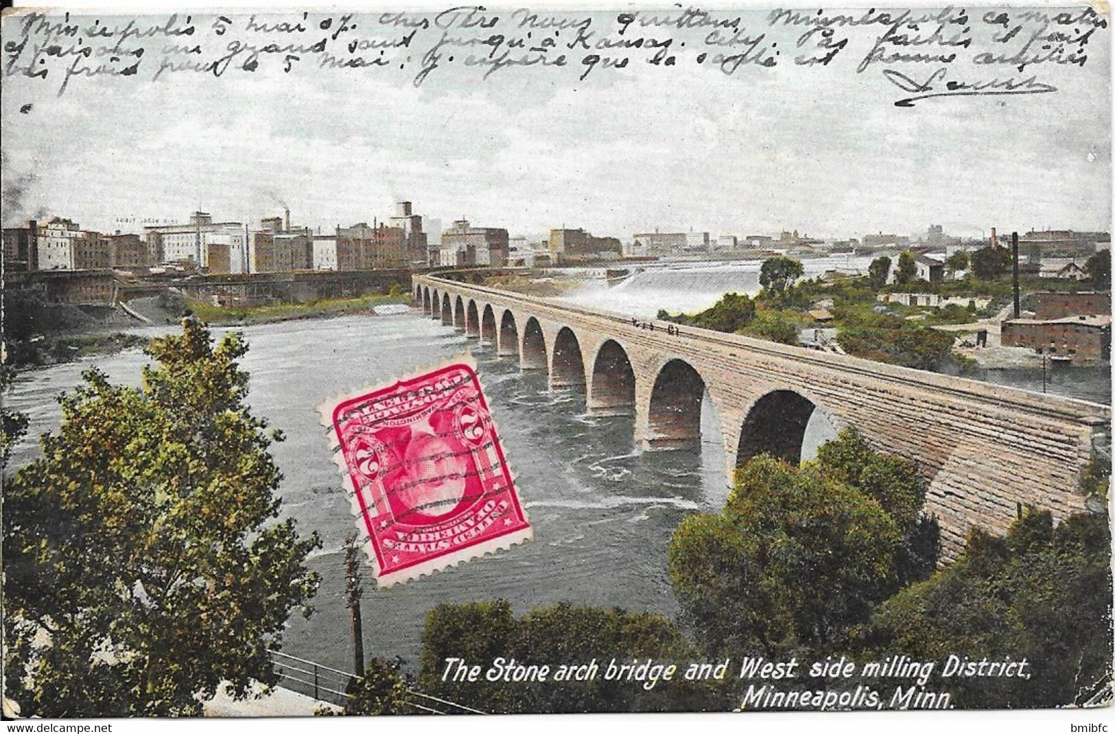 The Stone Arc Bridge And West Side Milling District. Minneapolis, Minn - Minneapolis