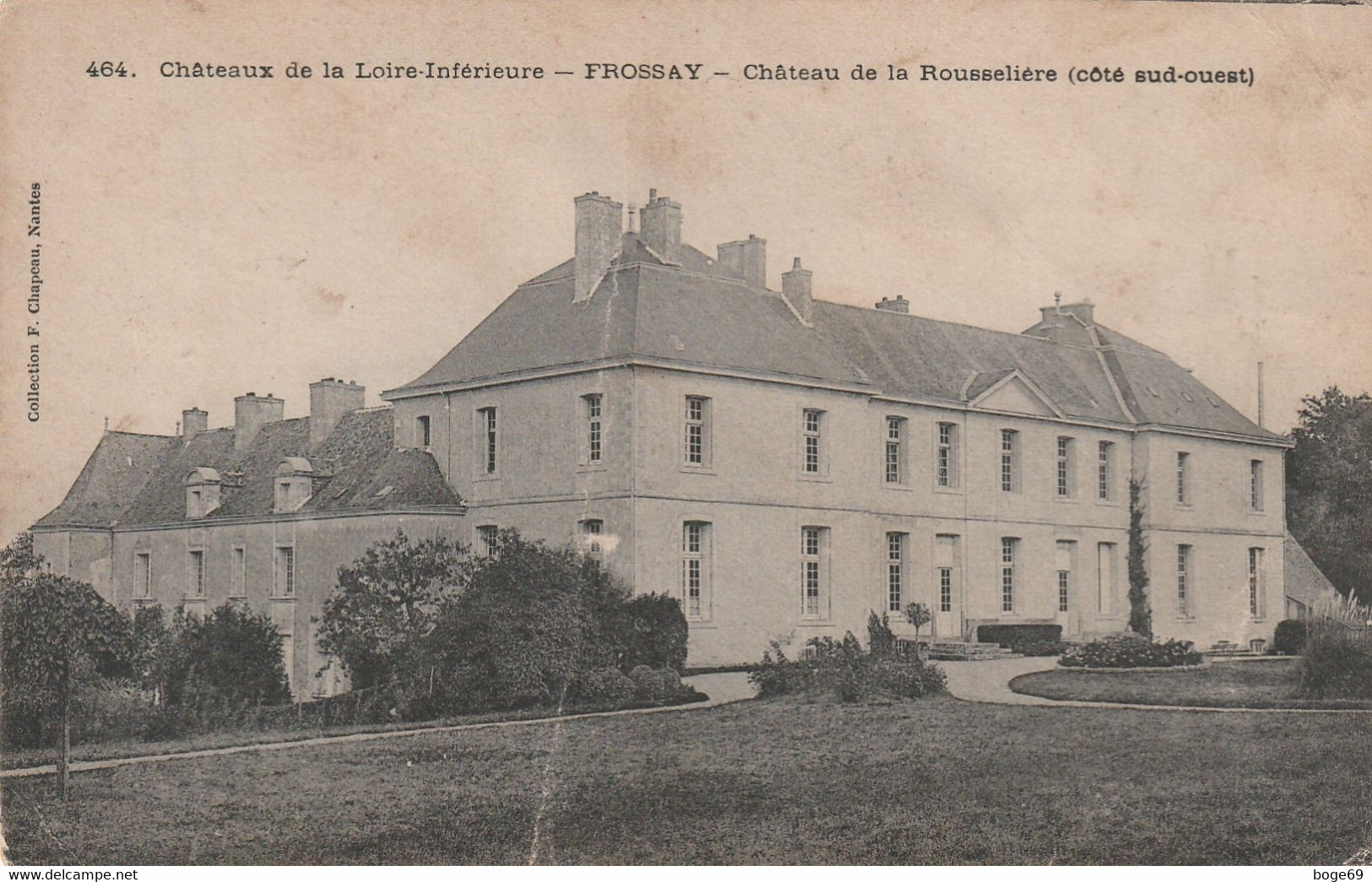 (DU 02) LOIRE ATLANTIQUE , FROSSAY , Château De La Rousselière - Frossay