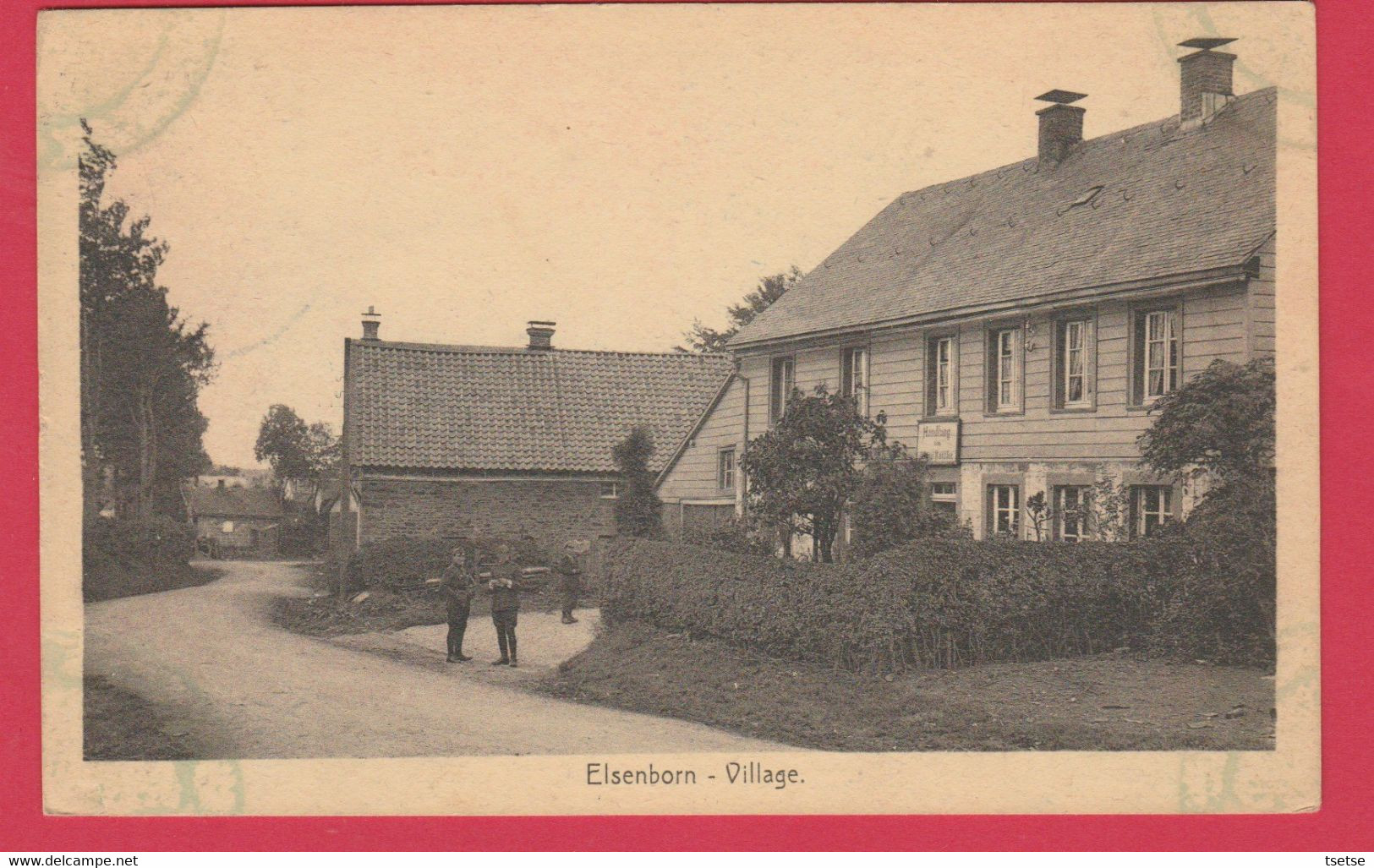 Elsenborn - Village ... Estaminet ??? -1925  ( Voir Verso  ) - Butgenbach - Butgenbach