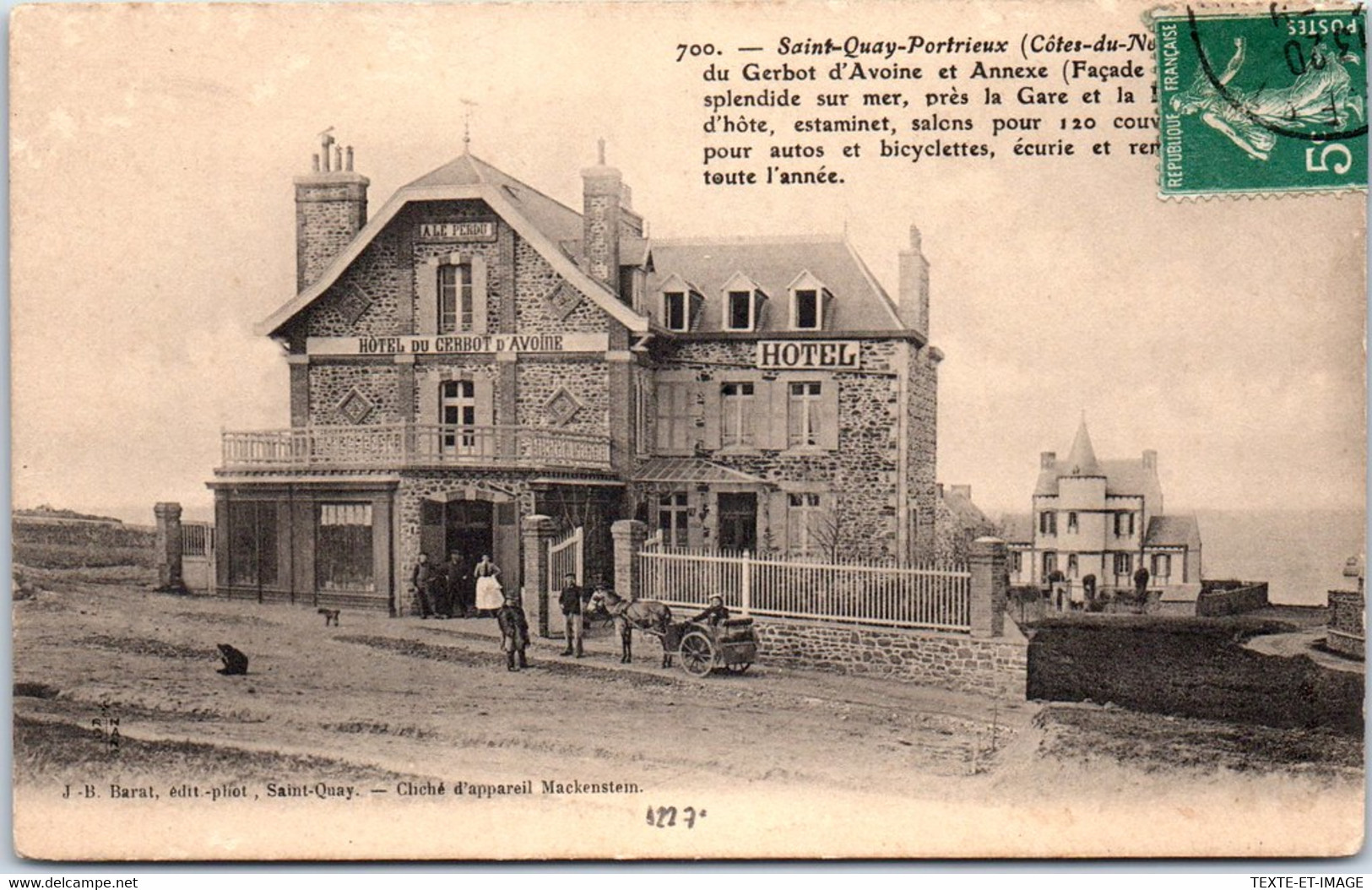 22 SAINT QUAY PORTRIEUX - L'hotel Du Gerbot D'avoine - Saint-Quay-Portrieux