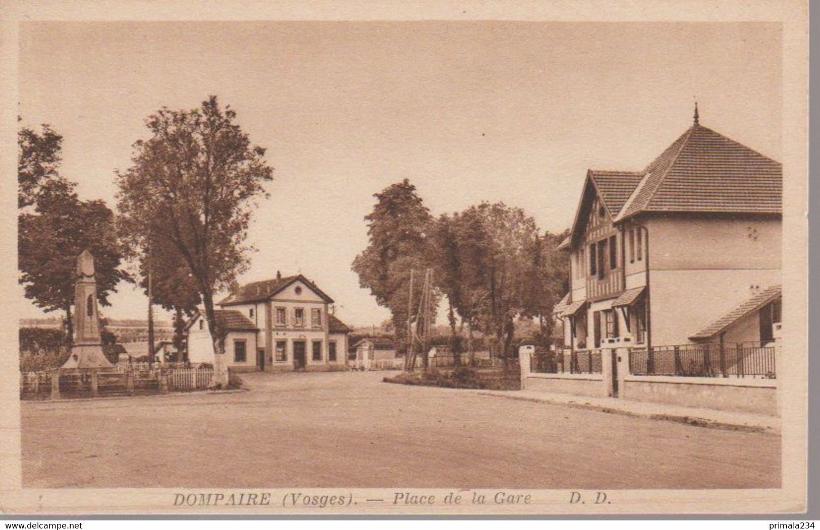 DOMPAIRE  - LA GARE - Dompaire