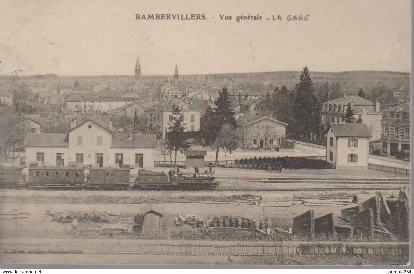 RAMBERVILLERS  - LA GARE - - Rambervillers