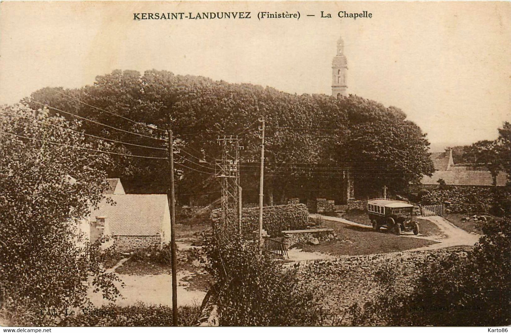 Landunvez * Village Hameau De Kersaint * La Chapelle * Autobus Bus Autocar - Kersaint-Plabennec