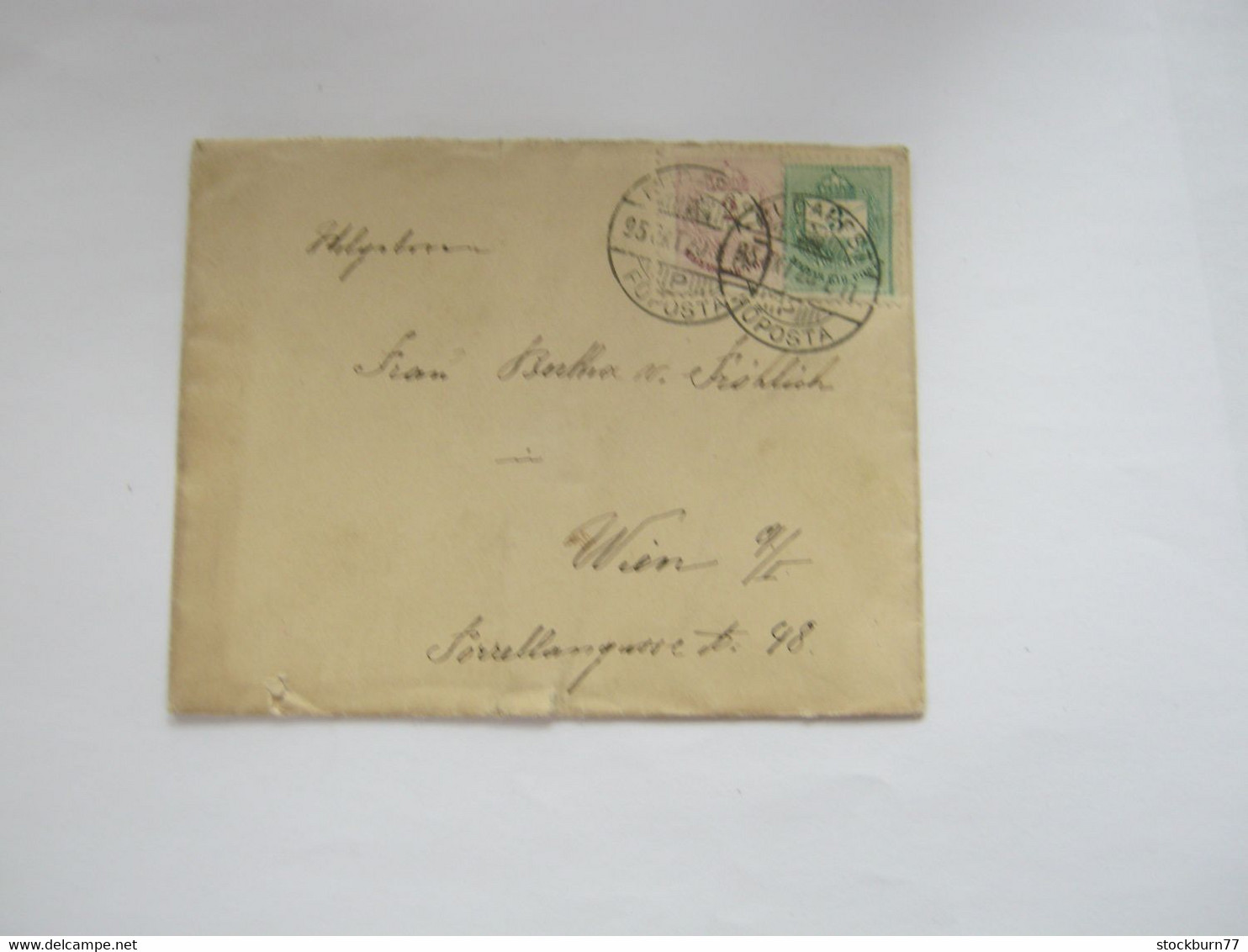1895 , Brief Nach Wien - Altri & Non Classificati