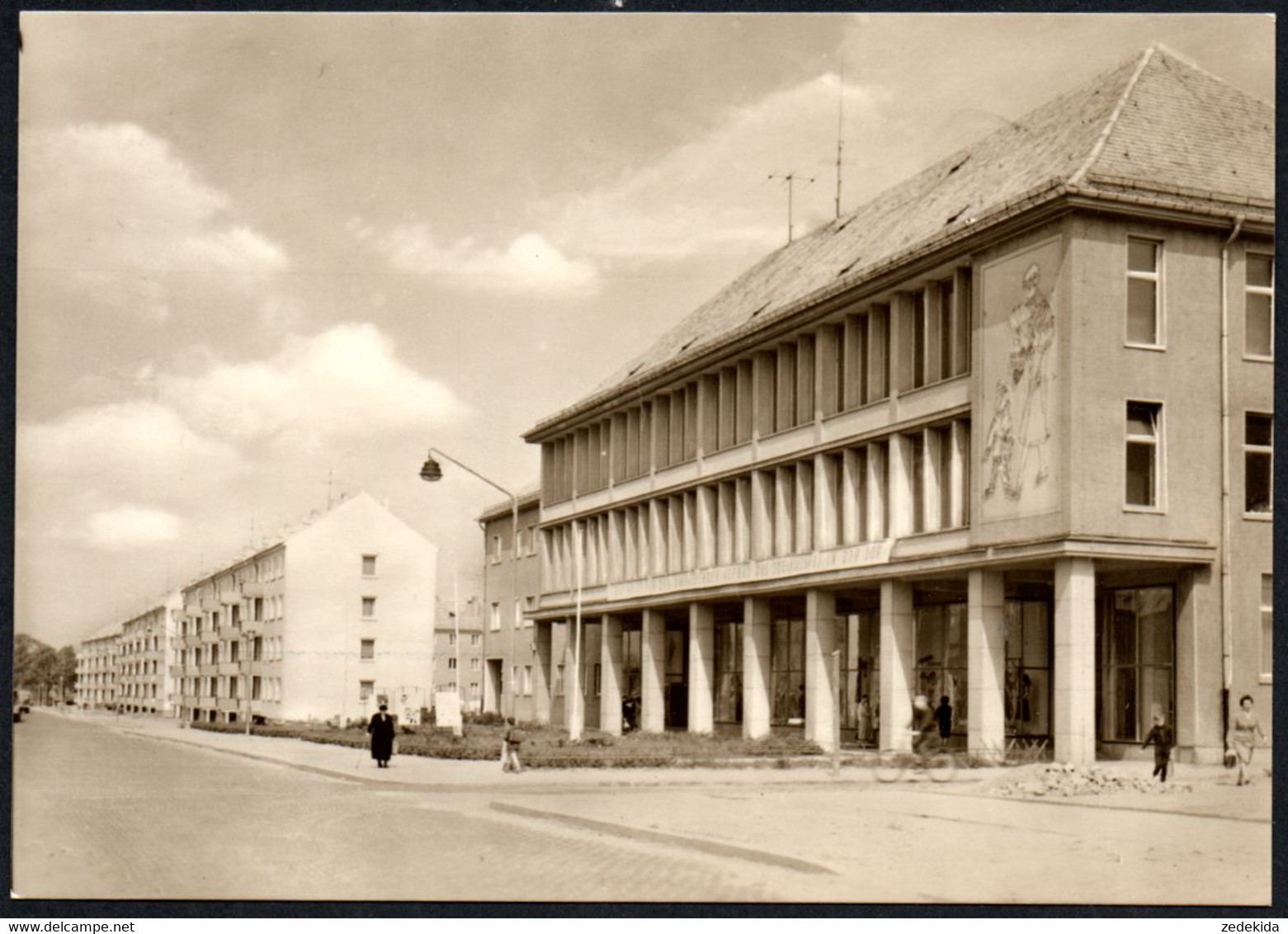 F0855 - TOP Pasewalk HO Warehaus Ueckerstraße - VEB Bild Und Heimat Reichenbach - Pasewalk