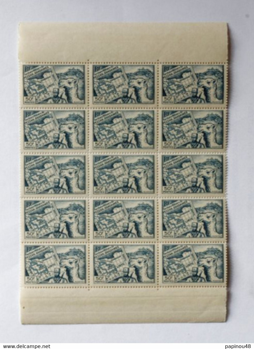 Lybie - Occupation Française - Territoire Militaire - Planche De 15 Timbres Bord De Feuille - Neufs