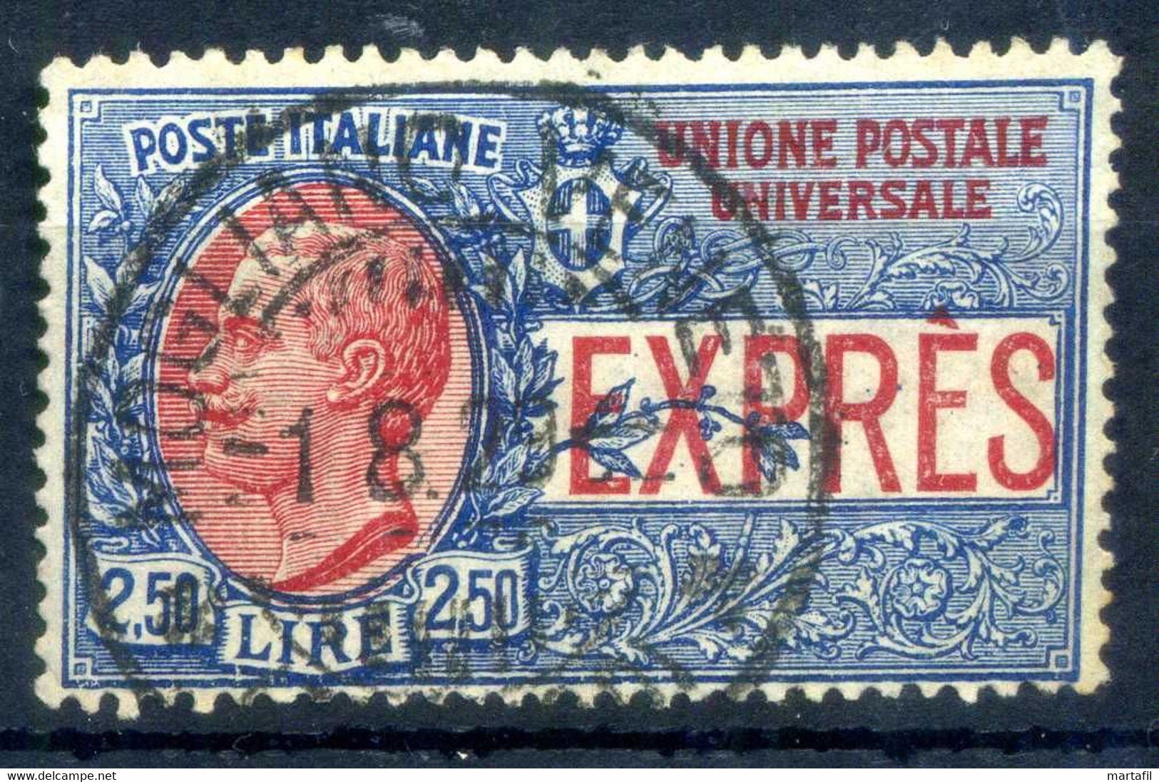 1925-26 REGNO Espresso E14 USATO - Express Mail