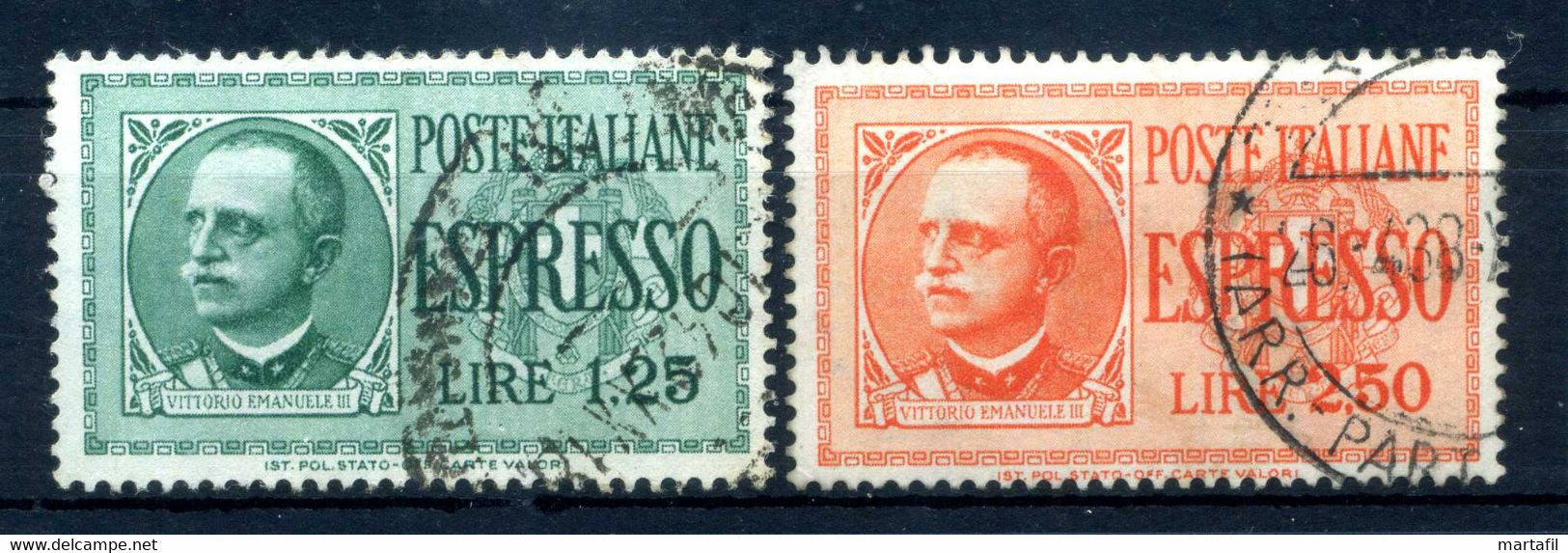 1932-33 REGNO Espresso E15/16 USATO - Eilsendung (Eilpost)