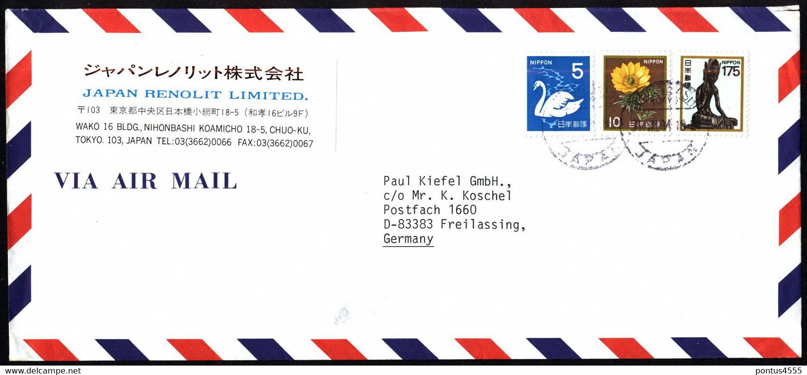 Japan Air Mail Cover 1994 Germany (5) - Covers