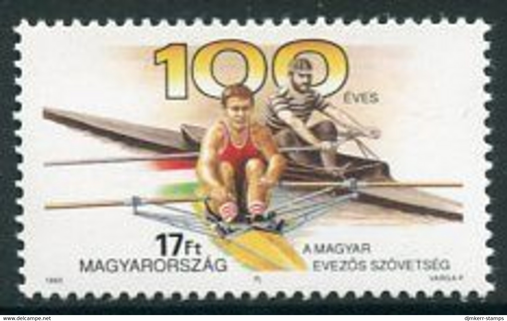 HUNGARY 1993 Rowing Sports Association Centenary  MNH / **.  Michel 4233 - Ungebraucht