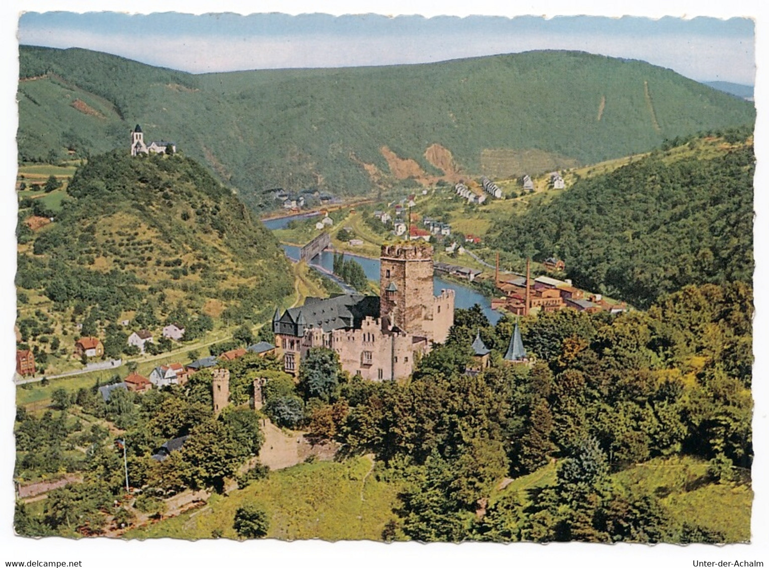 Lahnstein - Burg Lahneck Am Rhein Und Lahn - Luftaufnahme - Lahnstein