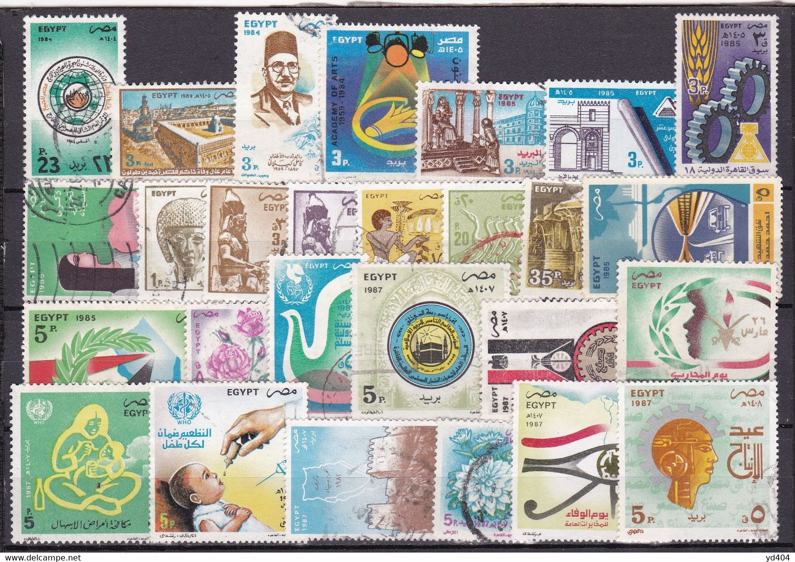 EG161 – EGYPTE – EGYPT – 1984→1987 – NICE USED LOT – CV 14 € - Used Stamps