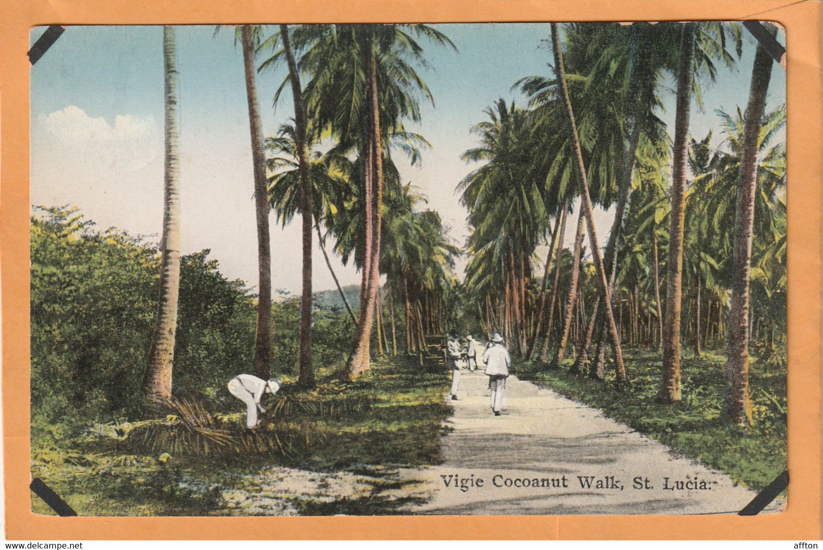 Saint Lucia BWI Old Postcard - Santa Lucía