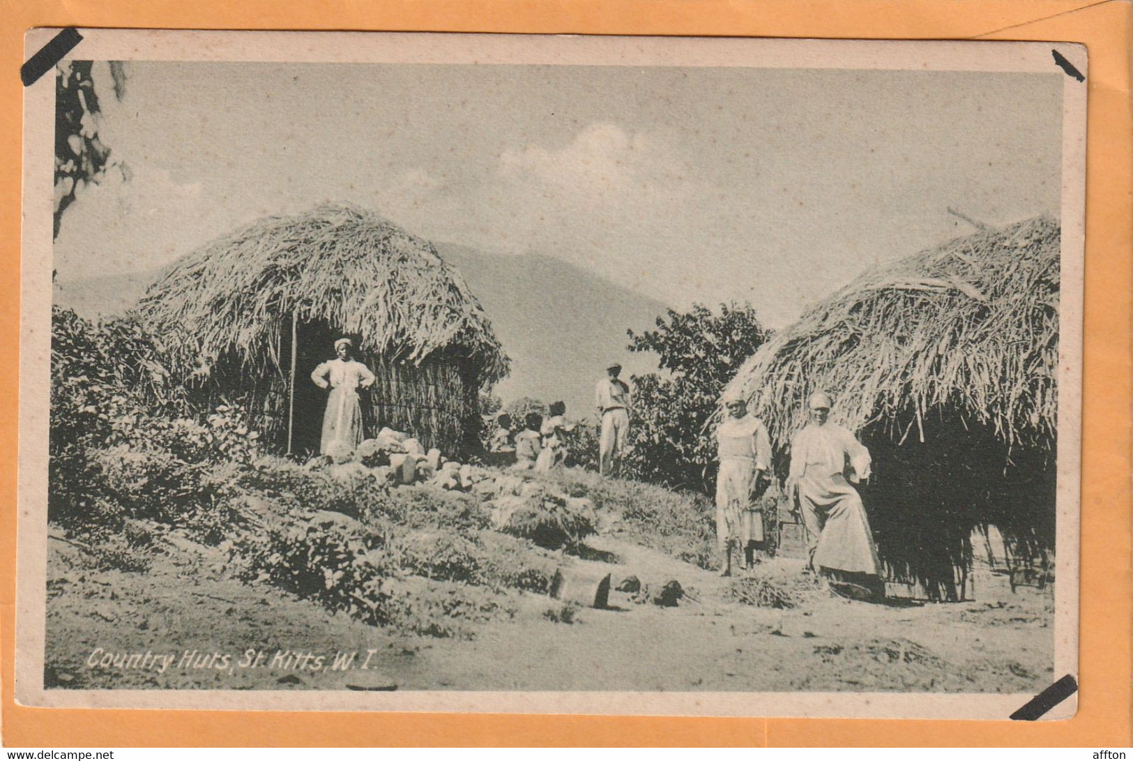 Saint Kitts BWI Old Postcard - San Cristóbal Y Nieves