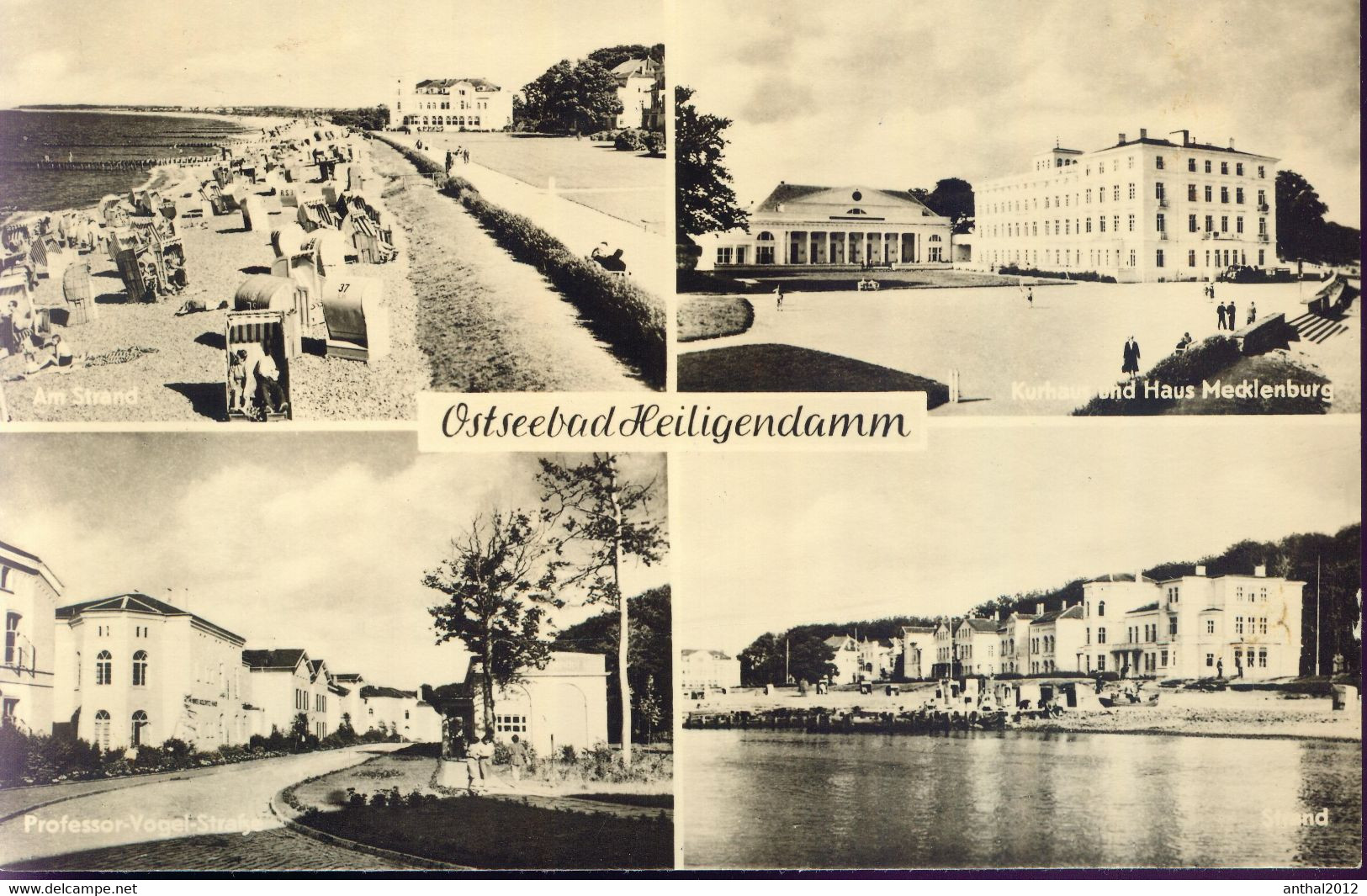 Rarität MB Heiligendamm Professor-Vogel-Straße Wohnhäuser - Haus Mecklenburg - Hotel 16.7.1962 - Heiligendamm