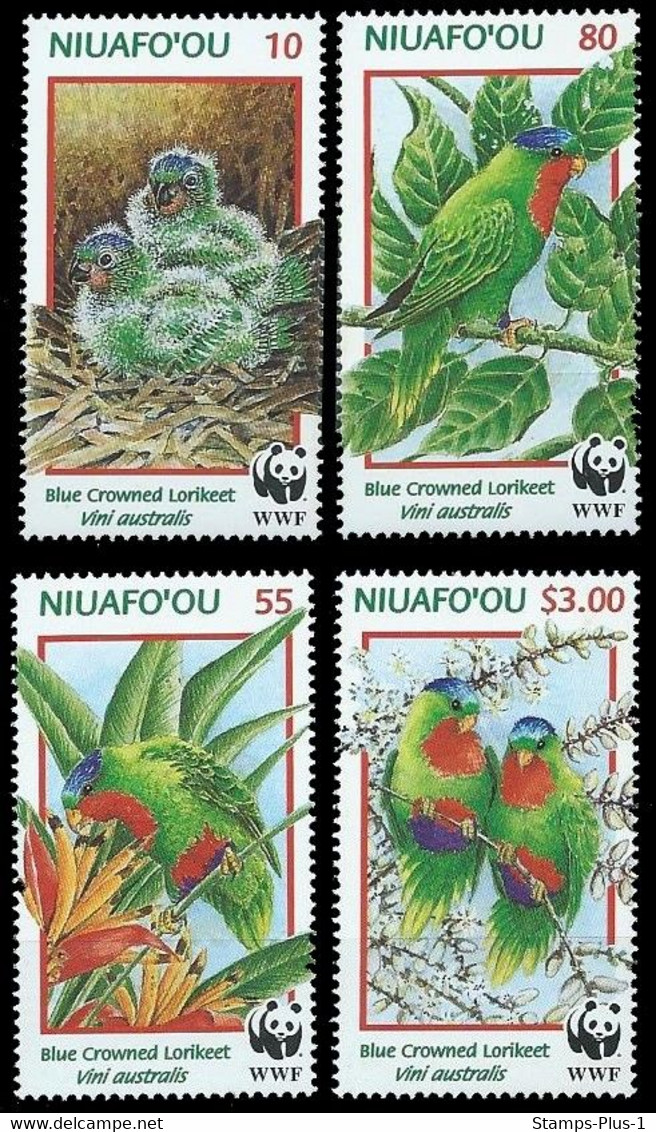 Niuafoou 1998 Birds Parrots WWF MNH - Pappagalli & Tropicali