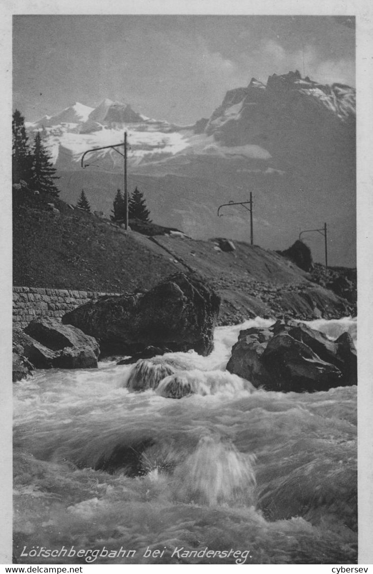 Lötschbergbahn Bei Kandersteg - Steg