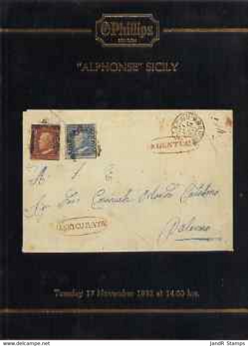 Auction Catalogue - Sicily - Phillips 17 Nov 1992 - The Alphonse Coll - With Prices Realised - Andere & Zonder Classificatie