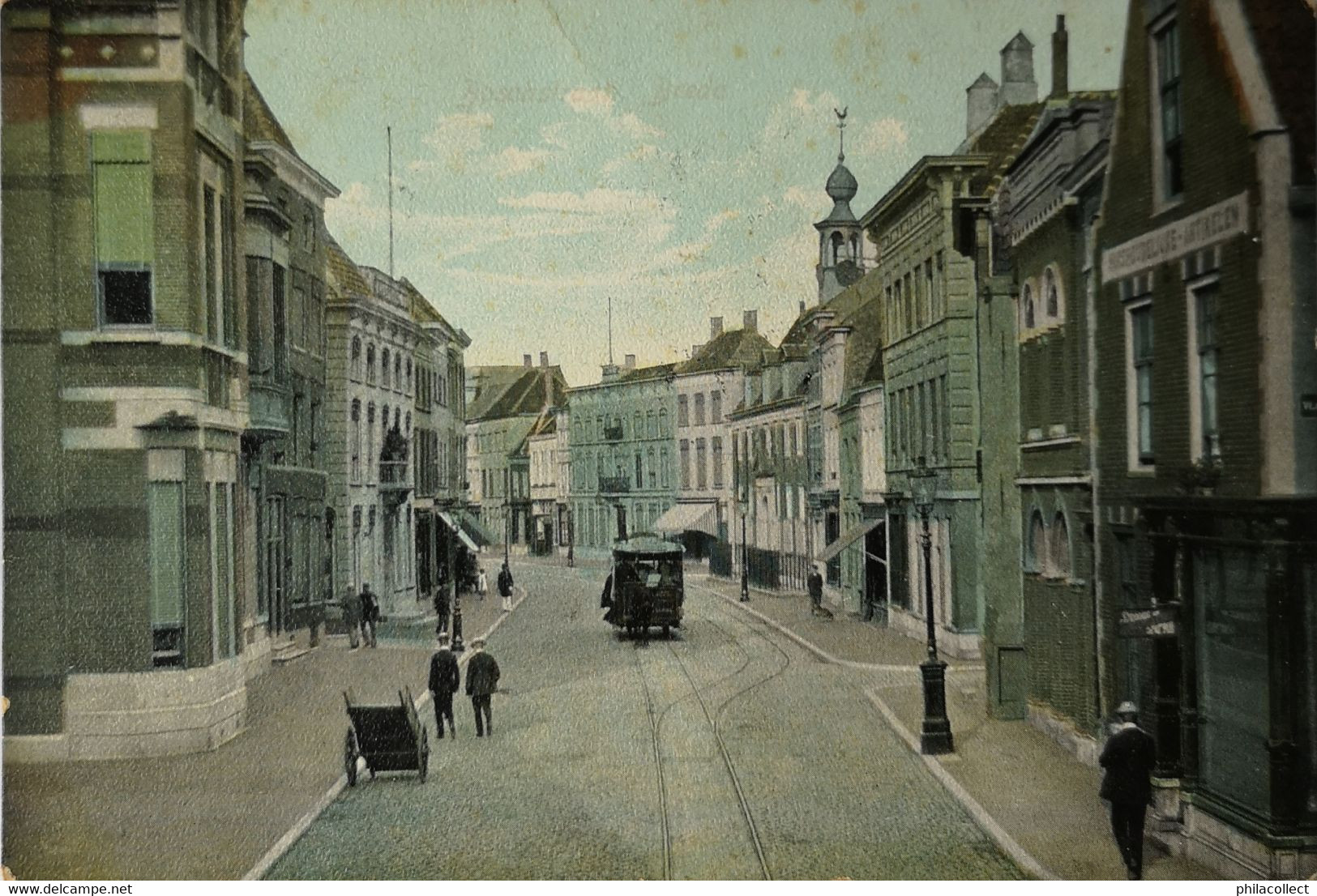 Breda // Boschstraat Met Paardentram - Tram 1908 - Breda