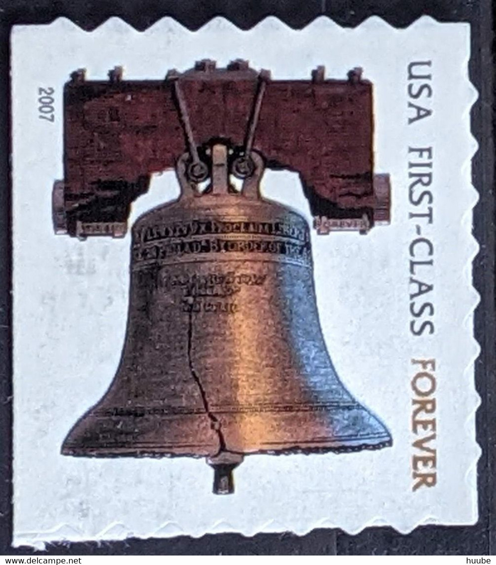 USA, 2007, Mi 4201?, Liberty Bell - Inscription "FOREVER" - Self-Adhesive, 1v, MNH - Musica